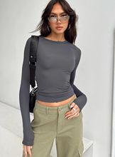 2663 casual long sleeve T shirt