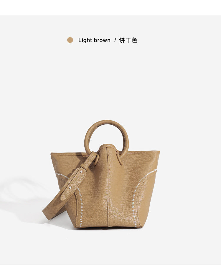1681 new style genuine leather women handbag