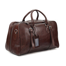 2458 High-end cowhide large travel bag