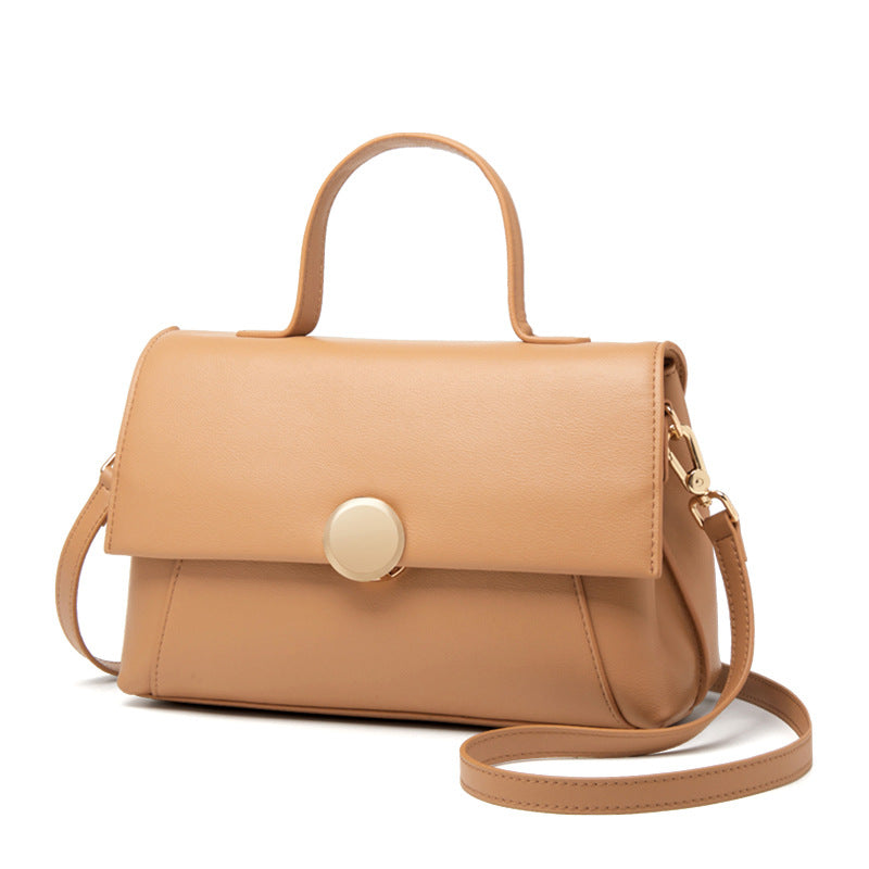 1673 women flap solid handbag