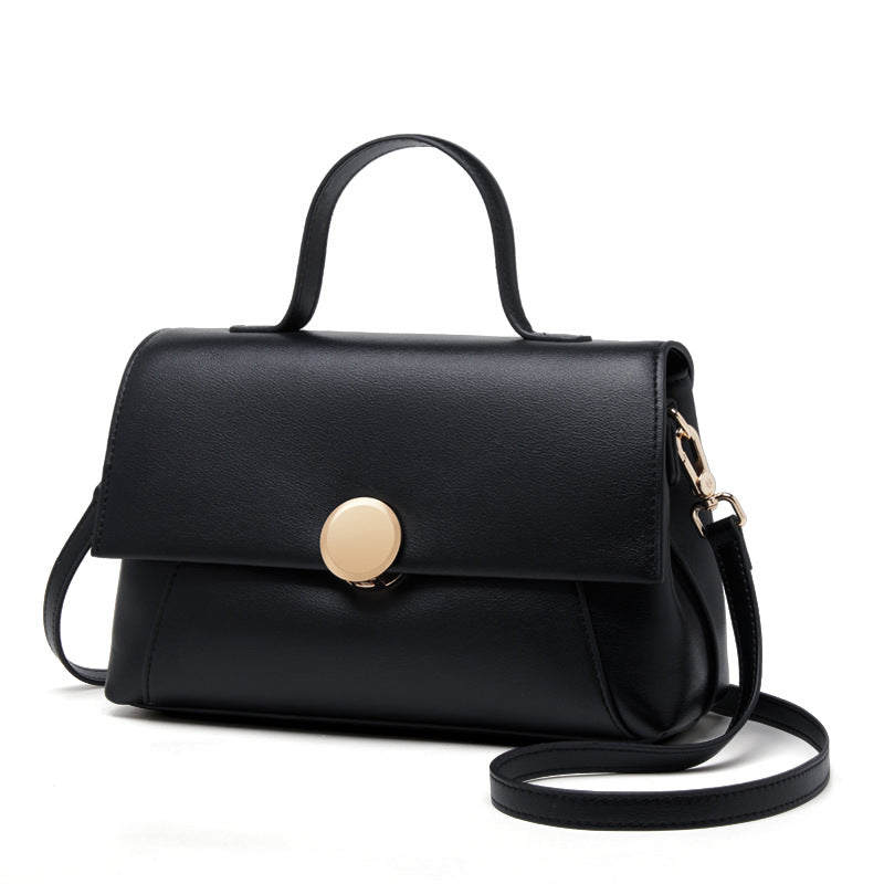 1673 women flap solid handbag