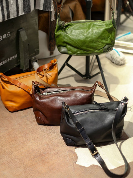 2092 vintage cowhide crossbody bag