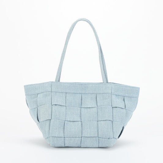 2103 denim bucket handbag