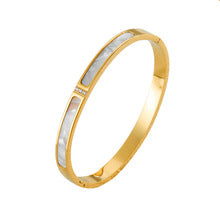 2227 titanium steel rhinestone bracelet