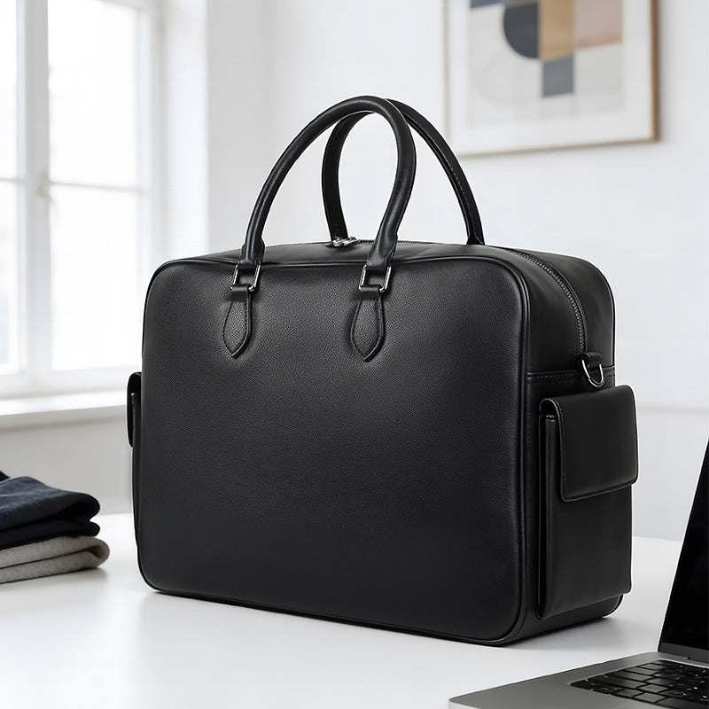 4642 genuine leather  handbag
