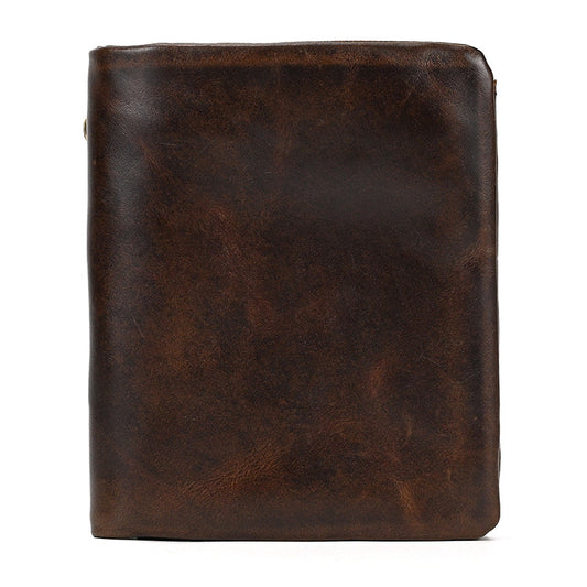 1064 genuine leather fold wallet